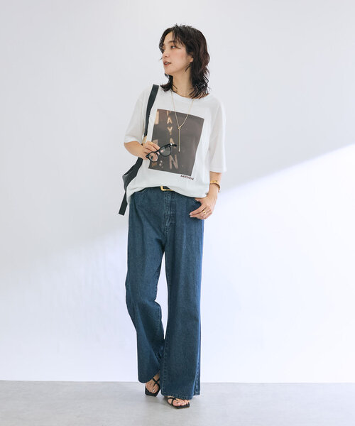 RIVE DROITE（リヴドロワ）の「【MONN.:. （モン）】photo tee（Tシャツ/カットソー・レディース・ブラウン/ブラック・FREE）」の14枚目の写真