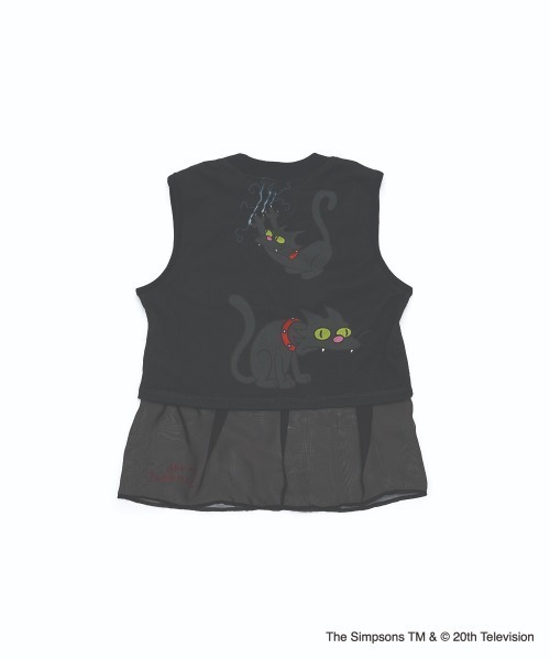 FACETASM（ファセッタズム）の「FACETASM×THE SIMPSONS CAT SEAT TANK TOP（タンクトップ・レディース・ブラック・2）」の5枚目の写真
