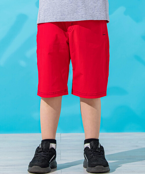 【セール】5.5分丈ポケッタブルナイロンワッシャーパンツ(100~160cm)（その他パンツ）｜WASK（ワスク）その他パンツ