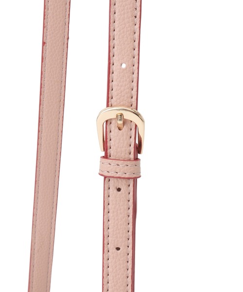 VIS(ビス)の「ハートカットバッグ(スモール)/追加(ショルダーバッグ・レディース・ブラック/ピンク/キナリ/ベージュ/レッド・FREE)」の7枚目の写真