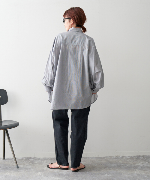 Spick & Span（スピックアンドスパン）の「ルーズタックエアリーシャツ（シャツ/ブラウス・レディース・マルチ/その他11・FREE）」の5枚目の写真