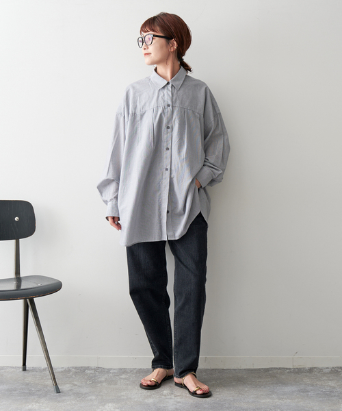 Spick & Span（スピックアンドスパン）の「ルーズタックエアリーシャツ（シャツ/ブラウス・レディース・マルチ/その他11・FREE）」の6枚目の写真