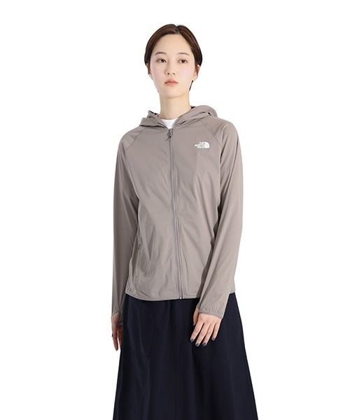 THE NORTH FACE（ザノースフェイス）の「THE NORTH FACE / ザ・ノース・フェイス：Sunshade Full Zip Hoodie：NPW22435[DEA]（ミリタリージャケット・レディース・グレー系その他・M/L）」の7枚目の写真