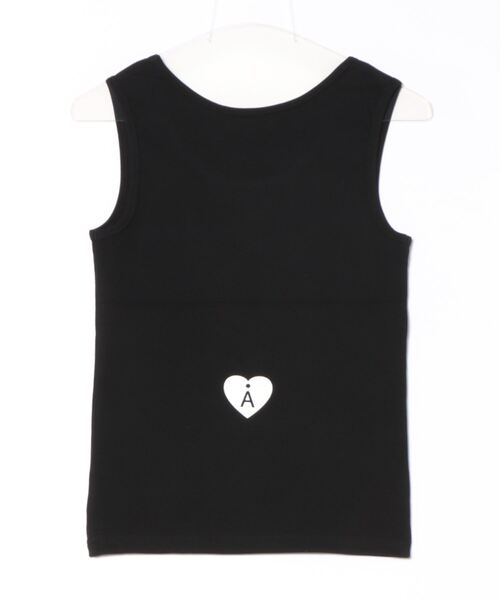ALAND（エーランド）の「【UNISEX】ALAND／バックハートリブタンク（タンクトップ・レディース・ホワイト/ブラック/ブラウン・MEDIUM/SMALL）」の7枚目の写真