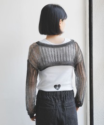 【UNISEX】ALAND/バックハートリブタンク