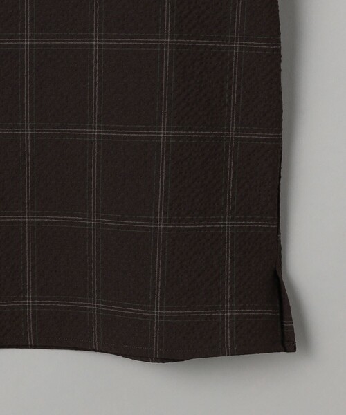 BEAUTY&YOUTH UNITED ARROWS(ビューティーアンドユースユナイテッドアローズ)の「シアサッカー バンドカラー フォルムシャツ(シャツ/ブラウス・メンズ・ナチュラル/ダークブラウン・S/M/L/XL)」の22枚目の写真
