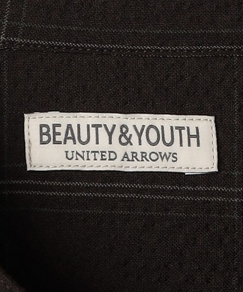 BEAUTY&YOUTH UNITED ARROWS(ビューティーアンドユースユナイテッドアローズ)の「シアサッカー バンドカラー フォルムシャツ(シャツ/ブラウス・メンズ・ナチュラル/ダークブラウン・S/M/L/XL)」の16枚目の写真
