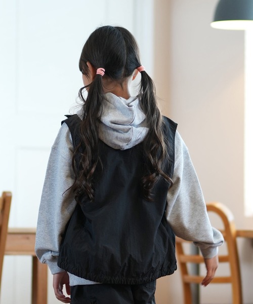 Dickies(ディッキーズ)の「【ムラサキスポーツ限定】Dickies/ディッキーズ MS DK 裏地メッシュ ナイロンベスト 80753300(ベスト・キッズ・ベージュ/チャコールグレー/ブラック・130cm/140cm/150cm/160cm)」の5枚目の写真