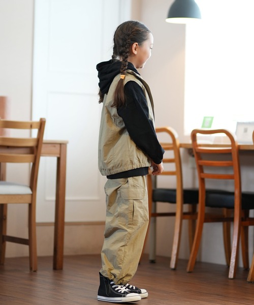 Dickies(ディッキーズ)の「【ムラサキスポーツ限定】Dickies/ディッキーズ MS DK 裏地メッシュ ナイロンベスト 80753300(ベスト・キッズ・ベージュ/チャコールグレー/ブラック・130cm/140cm/150cm/160cm)」の19枚目の写真