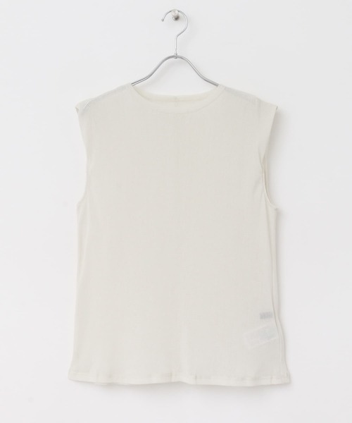 URBAN RESEARCH ROSSO WOMEN（アーバンリサーチ　ロッソ）の「ラメチュールタンクトップ（タンクトップ・レディース・オフホワイト/ブラウン・FREE）」の15枚目の写真