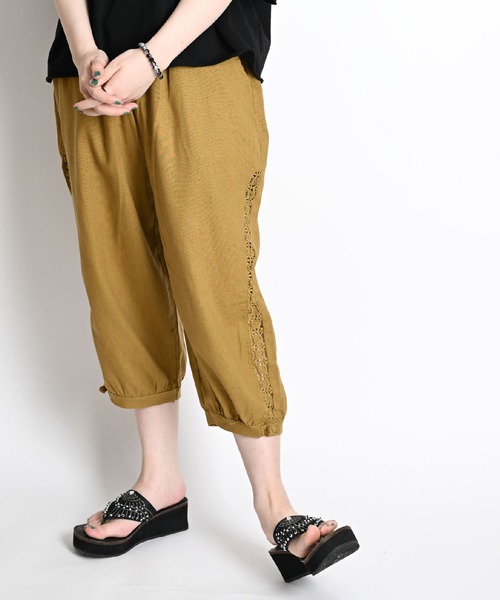 クロップドサルエルパンツ 8分丈（その他パンツ）｜ABBEY MARKET（アビーマーケット） 6,265円