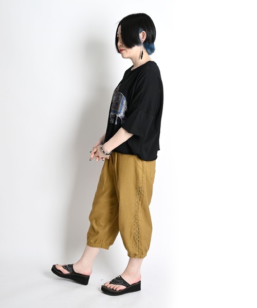 MARAI(マーライ)の「クロップドサルエルパンツ 8分丈(その他パンツ・レディース・ブラウン/グリーン/ベージュ・FREE)」の16枚目の写真
