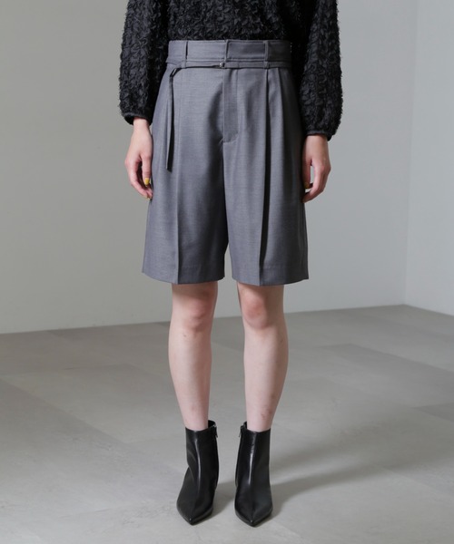 NANO universe(ナノユニバース)の「スーチングショートパンツ(その他パンツ・レディース・その他1/グレー・S/M)」の3枚目の写真