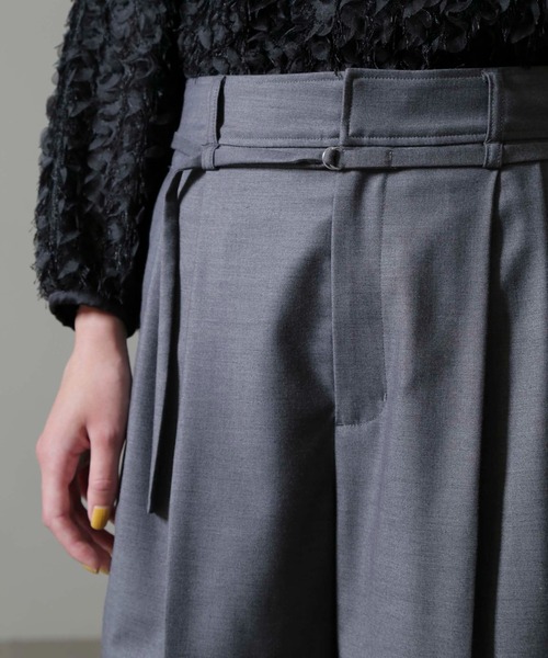 NANO universe(ナノユニバース)の「スーチングショートパンツ(その他パンツ・レディース・その他1/グレー・S/M)」の6枚目の写真