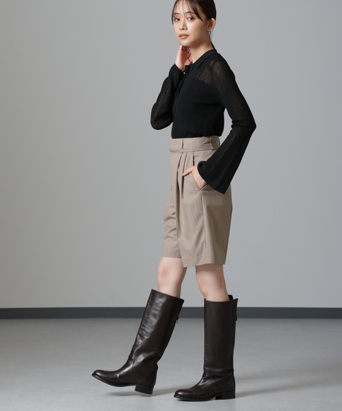 NANO universe(ナノユニバース)の「スーチングショートパンツ(その他パンツ・レディース・その他1/グレー・S/M)」の14枚目の写真