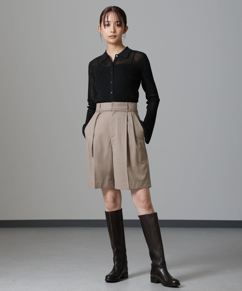 NANO universe(ナノユニバース)の「スーチングショートパンツ(その他パンツ・レディース・その他1/グレー・S/M)」の12枚目の写真