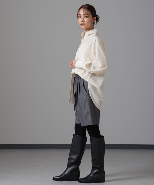 NANO universe(ナノユニバース)の「スーチングショートパンツ(その他パンツ・レディース・その他1/グレー・S/M)」の18枚目の写真