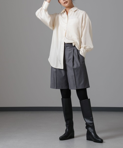 NANO universe(ナノユニバース)の「スーチングショートパンツ(その他パンツ・レディース・その他1/グレー・S/M)」の20枚目の写真