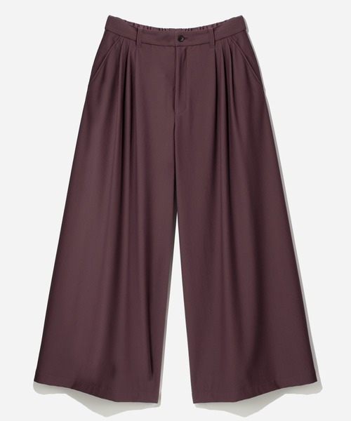 HARE(ハレ)の「【SET UP対応】DABOルーズカットプリーツパンツ(HARE)(その他パンツ・メンズ・グレー/ブラック/レッド・FREE)」の1枚目の写真