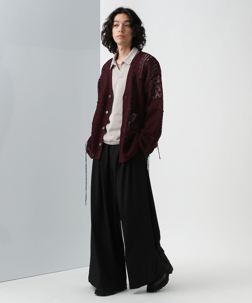 HARE(ハレ)の「【SET UP対応】DABOルーズカットプリーツパンツ(HARE)(その他パンツ・メンズ・グレー/ブラック/レッド・FREE)」の5枚目の写真