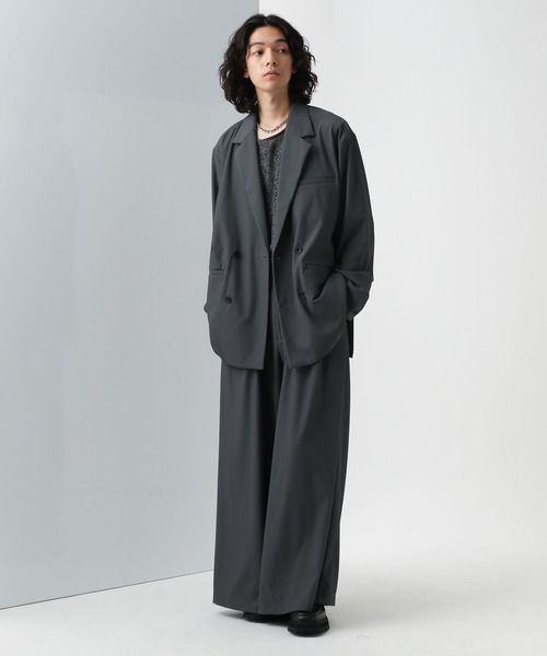 HARE(ハレ)の「【SET UP対応】DABOルーズカットプリーツパンツ(HARE)(その他パンツ・メンズ・グレー/ブラック/レッド・FREE)」の9枚目の写真