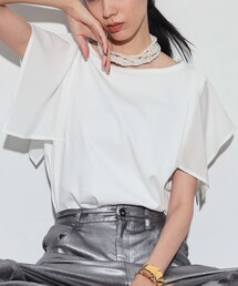 ハンカチーフスリーブTシャツ