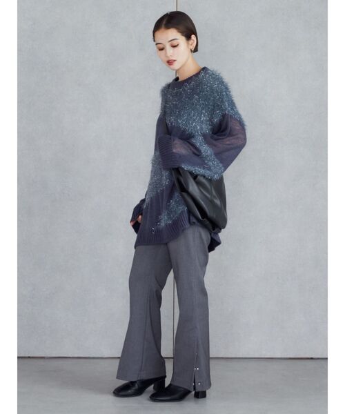 MURUA（ムルーア）の「ラウンドフェイクレザーバッグ（ハンドバッグ・レディース・ブラウン/ブラック/グレー・FREE）」の7枚目の写真