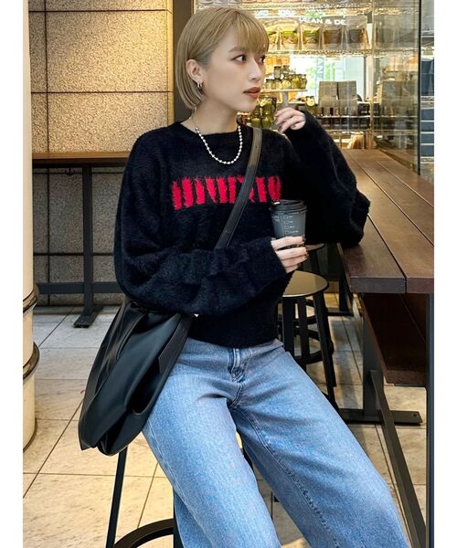 MURUA（ムルーア）の「ラウンドフェイクレザーバッグ（ハンドバッグ・レディース・ブラウン/ブラック/グレー・FREE）」の22枚目の写真