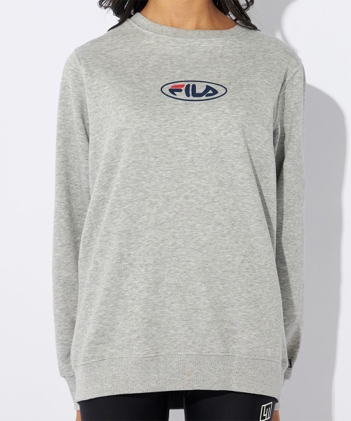 FILA（フィラ）の「クルーネックスウェット（スウェット・レディース・ダークグリーン/ブラック/杢グレー・MEDIUM/LARGE/X-LARGE）」の16枚目の写真