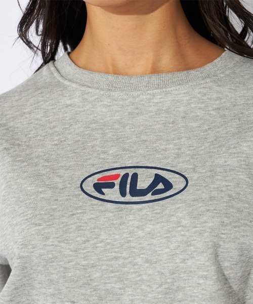 FILA（フィラ）の「クルーネックスウェット（スウェット・レディース・ダークグリーン/ブラック/杢グレー・MEDIUM/LARGE/X-LARGE）」の19枚目の写真