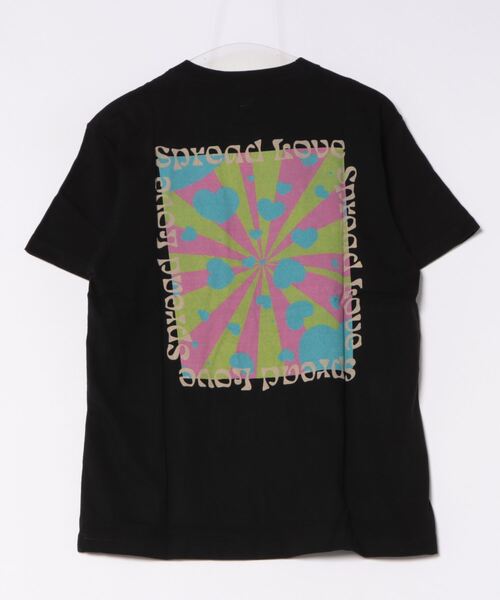 NO WAY(ノーウェイ)の「/Spread Love/オリジナルプリント S/S T(Tシャツ/カットソー・レディース・ホワイト/ブラック・MEDIUM/LARGE/SMALL)」の3枚目の写真