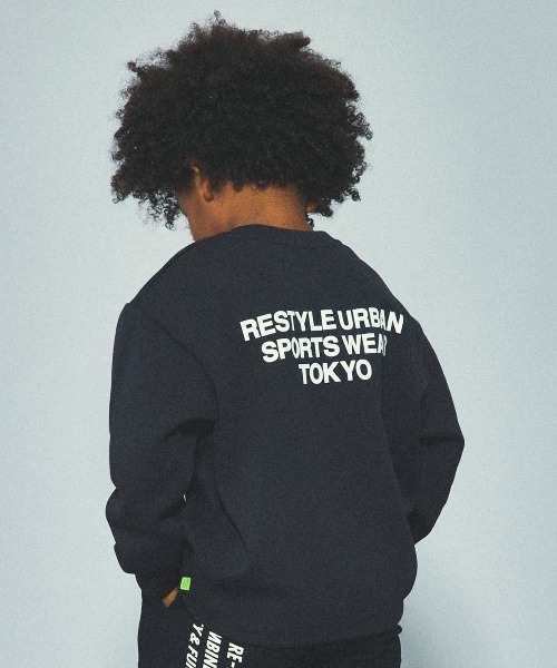 RE/SP(アールイーエスピー)の「RE/SP One Point L/S Tee / アールイーエスピー ワンポイントロングスリーブTシャツ(Tシャツ/カットソー・キッズ・ブラック/ライム・1/2/3/4)」の5枚目の写真