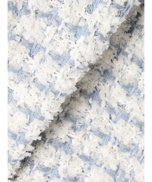 dazzlin（ダズリン）の「【セットアップ対応】ツイードライクニットミニスカート（スカート・レディース・ブラック/ブルー/アイボリー・SMALL/MEDIUM）」の6枚目の写真