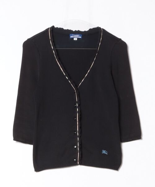 入荷通知 アプリ おすすめ BLUE BURBERRY 未使用品 LABAL 甘辛く カーディガン トップス