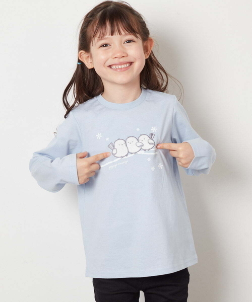 a.v.v（アーヴェヴェ）の「[100-130]アソートアートロンＴ（Tシャツ/カットソー・キッズ・ライトピンク/アイボリー/ダークインディゴブルー・100/120/110/130）」の13枚目の写真