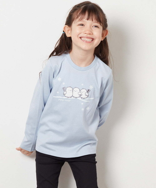 a.v.v（アーヴェヴェ）の「[100-130]アソートアートロンＴ（Tシャツ/カットソー・キッズ・ライトピンク/アイボリー/ダークインディゴブルー・100/120/110/130）」の14枚目の写真