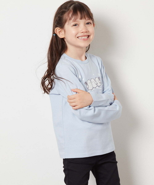 a.v.v（アーヴェヴェ）の「[100-130]アソートアートロンＴ（Tシャツ/カットソー・キッズ・ライトピンク/アイボリー/ダークインディゴブルー・100/120/110/130）」の15枚目の写真