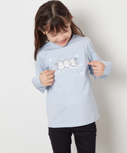 a.v.v（アーヴェヴェ）の「[100-130]アソートアートロンＴ（Tシャツ/カットソー・キッズ・ライトピンク/アイボリー/ダークインディゴブルー・100/120/110/130）」の16枚目の写真