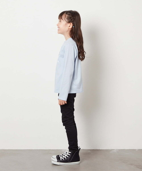 a.v.v（アーヴェヴェ）の「[100-130]アソートアートロンＴ（Tシャツ/カットソー・キッズ・ライトピンク/アイボリー/ダークインディゴブルー・100/120/110/130）」の20枚目の写真