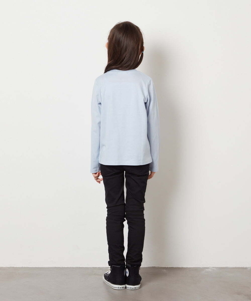 a.v.v（アーヴェヴェ）の「[100-130]アソートアートロンＴ（Tシャツ/カットソー・キッズ・ライトピンク/アイボリー/ダークインディゴブルー・100/120/110/130）」の21枚目の写真