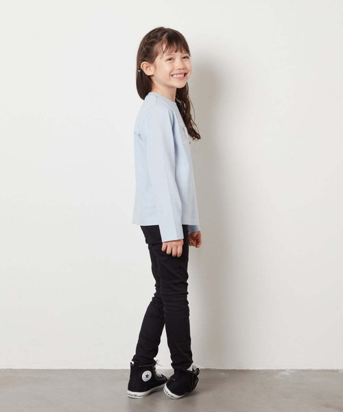 a.v.v（アーヴェヴェ）の「[100-130]アソートアートロンＴ（Tシャツ/カットソー・キッズ・ライトピンク/アイボリー/ダークインディゴブルー・100/120/110/130）」の22枚目の写真