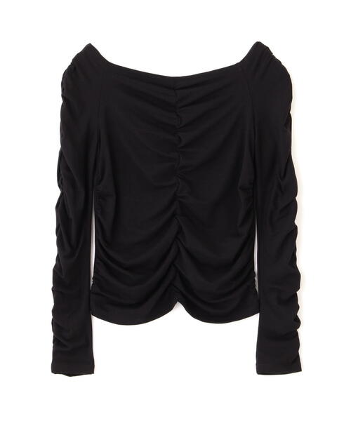 PROPORTION BODY DRESSING(プロポーションボディドレッシング)の「シャーリングロングT / 1214260903(Tシャツ/カットソー・レディース・ブラック/グレー/オフホワイト・FREE)」の18枚目の写真