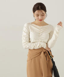 PROPORTION BODY DRESSING | シャーリングロングＴ / 1214260903(Tシャツ/カットソー)