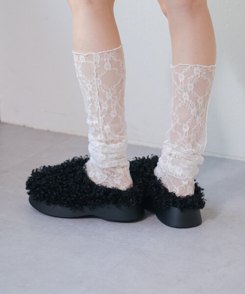 Kastane（カスタネ）の「ファーサボ（サンダル・レディース・ブラック/ベージュ・37/38）」の5枚目の写真