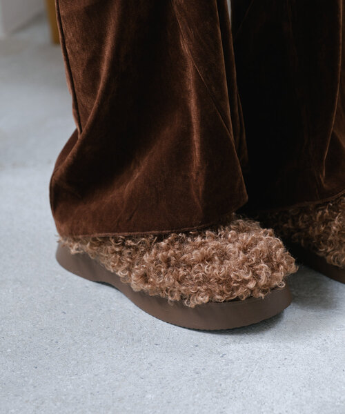 Kastane（カスタネ）の「ファーサボ（サンダル・レディース・ブラック/ベージュ・37/38）」の12枚目の写真