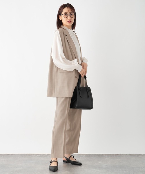 MATINEE LINE/お手入れらくらくSET UPストレートパンツ/140448