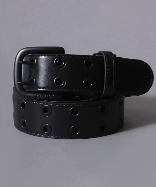 Levi's(リーバイス)の「【Levi's】スクエアバックル 40mm ダブルルピン ハトメ アイレット ベルト(ベルト・メンズ・レッド/ブラック/ホワイト/ダークブラウン/ブラック系その他/ブラウン系その他・FREE)」の3枚目の写真