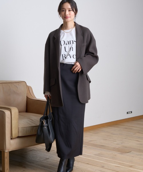 Rouge vif（ルージュヴィフ）の「【一部店舗限定】フロントロゴロンT Dans Un Reve（Tシャツ/カットソー・レディース・ピンク/スミクロ・フリー）」の21枚目の写真