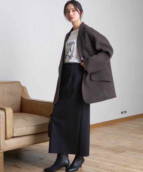 Rouge vif（ルージュヴィフ）の「【一部店舗限定】フロントロゴロンT Dans Un Reve（Tシャツ/カットソー・レディース・ピンク/スミクロ・フリー）」の22枚目の写真