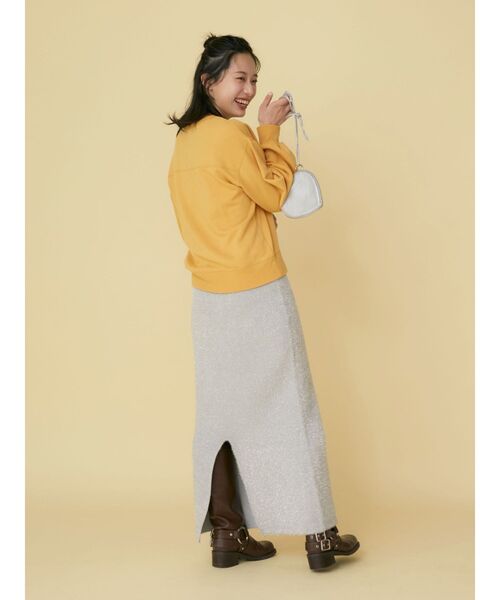 Ungrid（アングリッド）の「【WEB限定】フラワープリントスウェット（スウェット・レディース・イエロー/ライトグレー/チャコールグレー・FREE）」の15枚目の写真